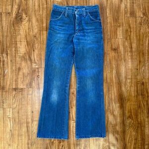 WRANGLER Womens Vintage Classic Blue Bootcut Western Jeans Size 4